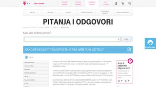 
                            6. Kako se mogu FTP-om spojiti na vaš web poslužitelj? | Hrvatski ...