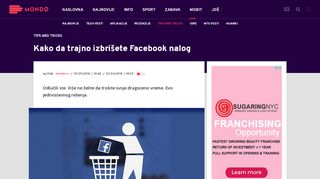 
                            11. Kako trajno izbrisati Facebook nalog | Mondo Portal