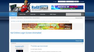 
                            8. Kal Online Login Screen Animated - RaGEZONE - MMO development ...