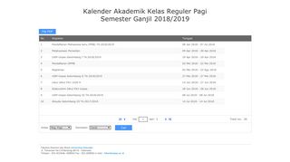 
                            10. Kalender Akademik - FEB Unpas