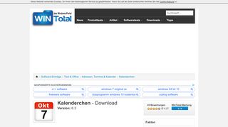 
                            7. Kalenderchen - Download - Kostenlos & schnell auf WinTotal.de