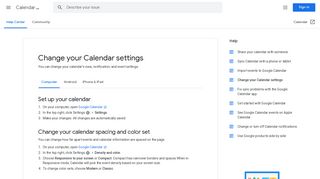 
                            2. Kalendereinstellungen ändern - Computer - Google Kalender-Hilfe