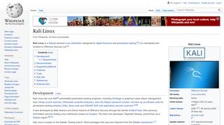 
                            12. Kali Linux - Wikipedia