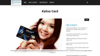 
                            5. Kalixa Card - Carta Cento per Cento