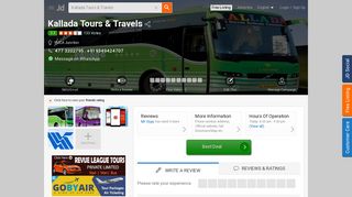 
                            9. Kallada Tours & Travels - Travel Agents in Alappuzha - Justdial