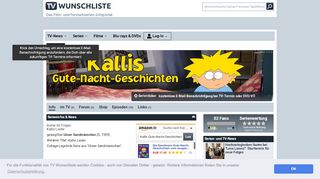 
                            1. Kallis Gute-Nacht-Geschichten / Kallis Lieder | News, Termine ...
