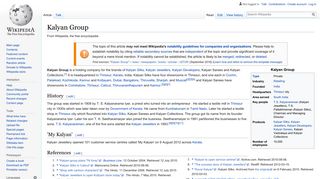 
                            11. Kalyan Group - Wikipedia