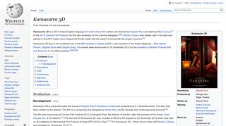 
                            8. Kamasutra 3D - Wikipedia