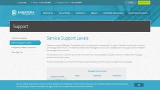 
                            11. Kamatera | Support | Service Support Levels