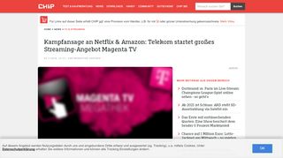 
                            9. Kampfansage an Netflix & Amazon: Telekom wandelt TV- & Streaming ...