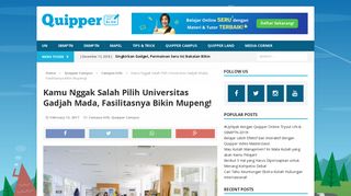 
                            10. Kamu Nggak Salah Pilih Universitas Gadjah Mada, Fasilitasnya Bikin ...