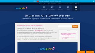 
                            2. Kan ik mijn e-mail ook via webmail bekijken? - Antagonist Help