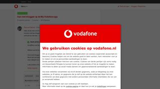 
                            3. Kan niet inloggen op de My Vodafone app | Vodafone Community
