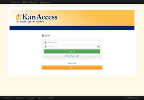 
                            4. KanAccess Account - Kansas.gov