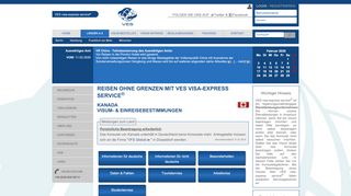 
                            12. Kanada - Länderinformationen und Einreisebestimmungen | VES visa ...