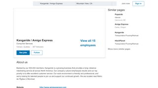 
                            7. Kangaride / Amigo Express | LinkedIn