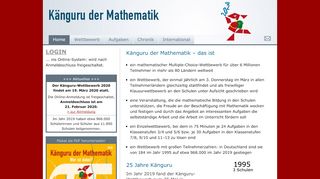 
                            13. Känguru der Mathematik e.V. | Startseite