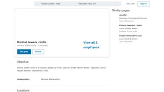 
                            12. Kanhai Jewels - India | LinkedIn