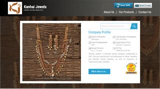 
                            4. Kanhai Jewels, Mumbai - Wholesaler of Antique Necklace Set and CZ ...