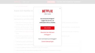 
                            6. Kann ich Netflix in Ultra-HD streamen? - Netflix Help Center