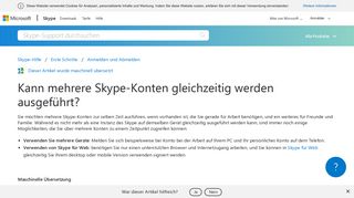 
                            6. Kann mehrere Skype-Konten gleichzeitig werden ausgeführt? | Skype ...