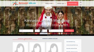 
                            4. Kannada Lambani Matrimony - Lambani Brides and Grooms Kannada ...