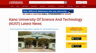 
                            9. Kano University Of Science And Technology (KUST) Latest News ...