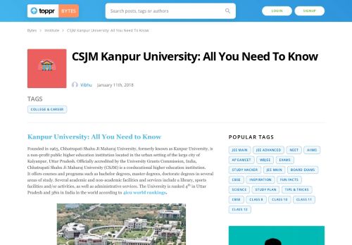 
                            13. Kanpur University: Everything You Need To Know and More! - Toppr