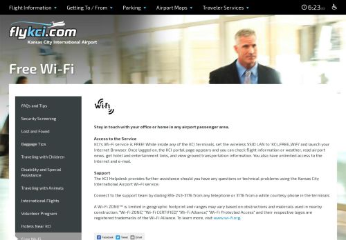 
                            10. Kansas City International Airport - Free Wi-Fi