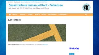 
                            3. Kant intern – Gesamtschule Immanuel Kant · Falkensee
