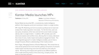 
                            2. Kantar Media launches MP+ | Kantar Media