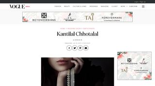 
                            5. Kantilal Chhotalal at the Vogue Wedding Show 2017 - Vogue India