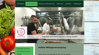 
                            9. Kantine und Party Service König - mobile Mittagsversorgung
