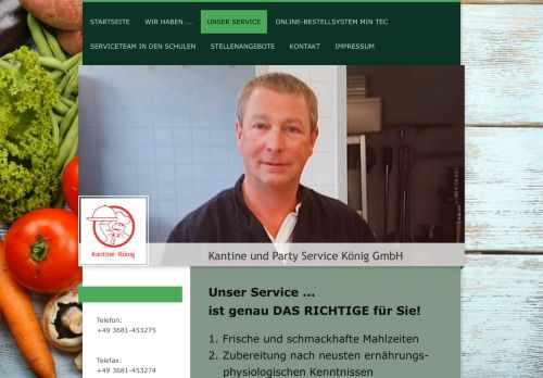 
                            7. Kantine und Party Service König - Unser Service