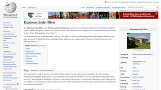 
                            9. Kantonsschule Olten – Wikipedia