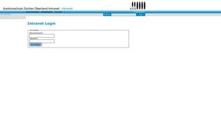 
                            2. Kantonsschule Zürcher Oberland: Intranet der KZO