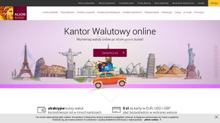 
                            6. Kantor walutowy online - Alior Bank