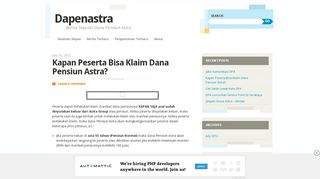 
                            12. Kapan Peserta Bisa Klaim Dana Pensiun Astra? | Dapenastra