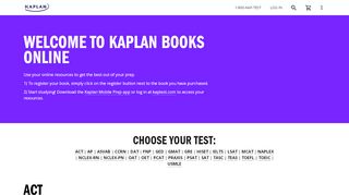 
                            9. Kaplan Books Online | Kaplan Test Prep