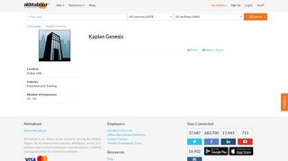 
                            12. Kaplan Genesis Jobs - Akhtaboot