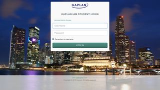 
                            1. Kaplan IAM Student Login - Kaplan Singapore