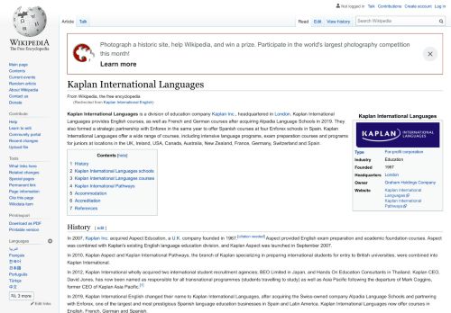 
                            7. Kaplan International English - Wikipedia