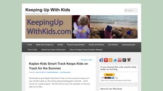 
                            5. Kaplan Kids Smart Track Keeps Kids on Track for the Summer ...