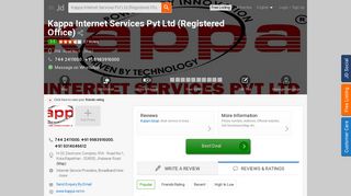 
                            9. Kappa Internet Services Pvt Ltd (Registered Office) - Internet Service ...