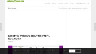 
                            3. Kaputtes Windows-Benutzer-Profil reparieren | schieb.de - Jörg Schieb