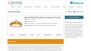 
                            7. Karadi Path Education Company Pvt Ltd | Samhita