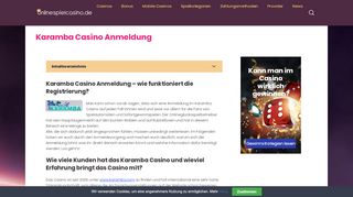 
                            10. Karamba Casino Anmeldung – wie funktioniert die Registrierung?