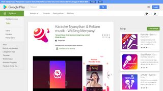 
                            5. Karaoke Nyanyikan & Rekam musik - WeSing Menyanyi - Aplikasi di ...