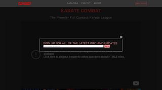 
                            11. Karate Combat - Full Contact Karate League