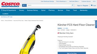 
                            11. Kärcher FC5 Hard Floor Cleaner - Costco Wholesale